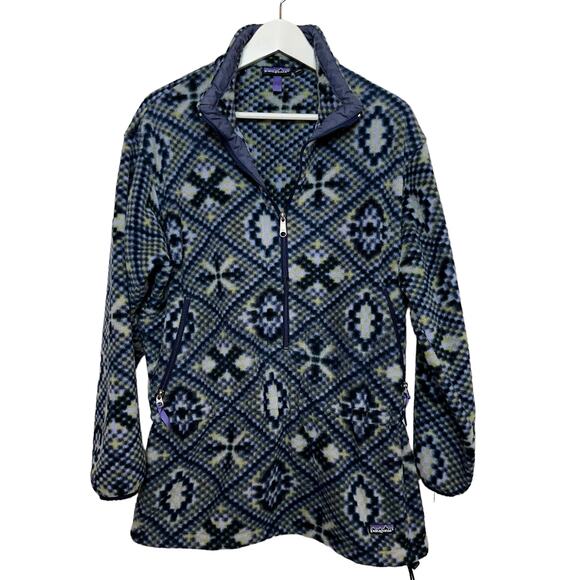 Vintage 90s Patagonia Fleece Pullover Tunic Synchilla Made in the